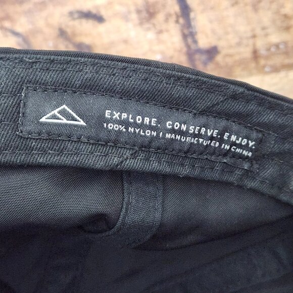 Tillak Coho Six Panel Hat Nylon 6 Panel Adjustable Clip On One Size Black Explor - Picture 9 of 9